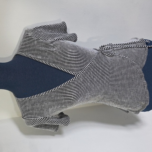 Anthropologie Caution to the wind Faux Wrap Striped Top - Picture 1 of 8